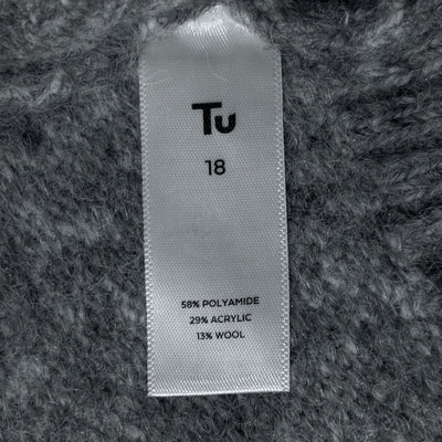 Tu grey sweater size 18 label - alternate view