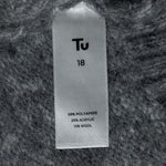 Tu grey sweater size 18 label