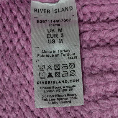 River Island pink sweater size M label - alternate view