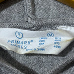 Primark grey hoodie size M label