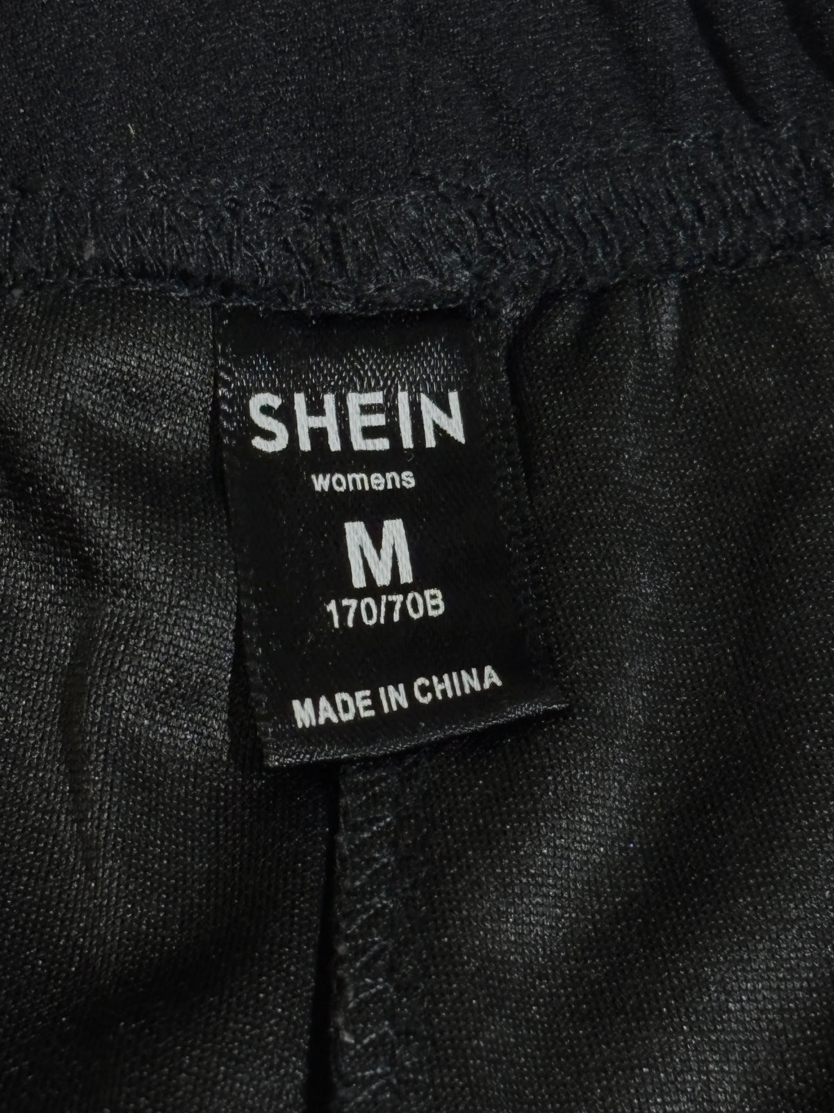 SHEIN womens M label on black trousers