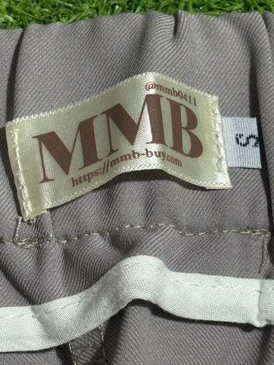 MNB brand label inside pants - alternate view