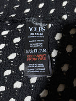 Yours size UK 18-20 and 50% cotton 50% acrylic label