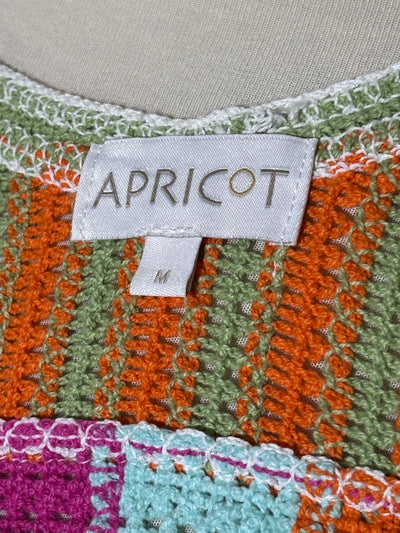 Apricot size M label on patchwork crop top - alternate view