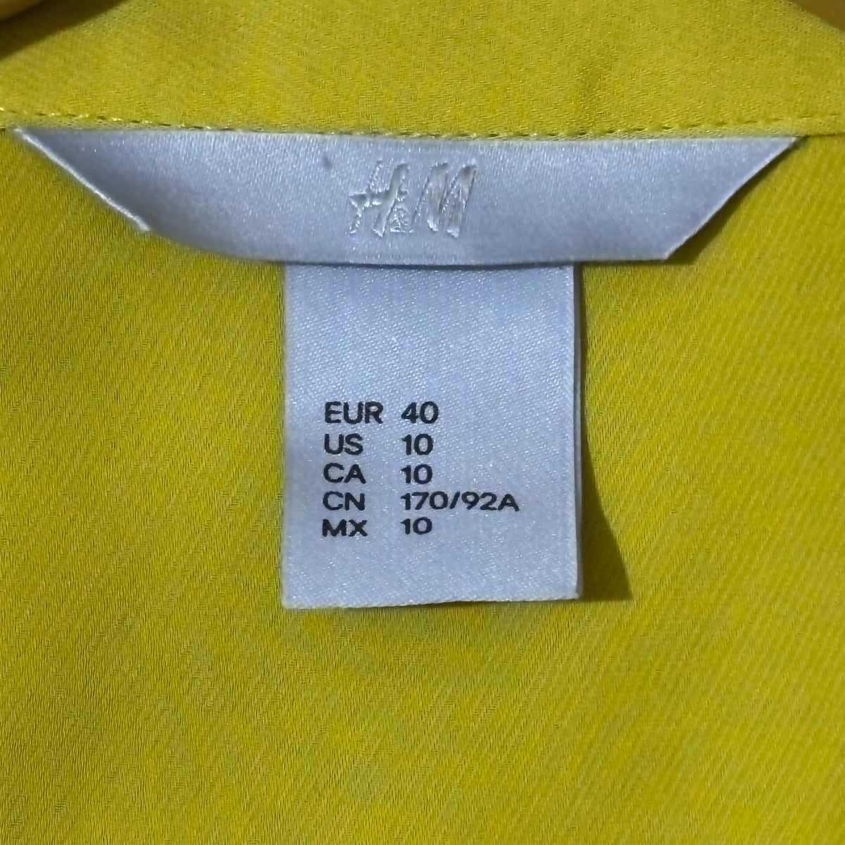 H&M size label showing EUR 40 and US 10