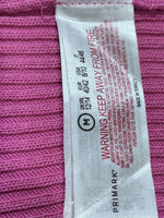 Primark size M label with UK 12/14 and EUR 40/42