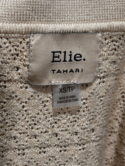 Elie Tahari XS/TP size label - alternate view