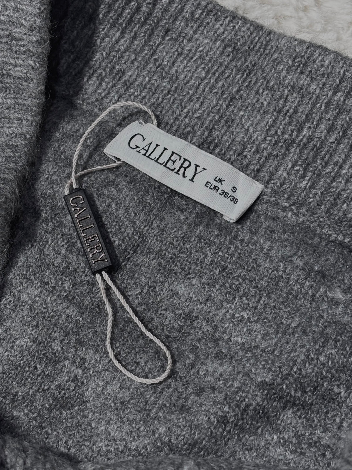 GALLERY skirt label showing UK S and EUR 36/38