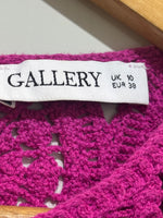 GALLERY brand label showing UK 10 and EUR 38 size