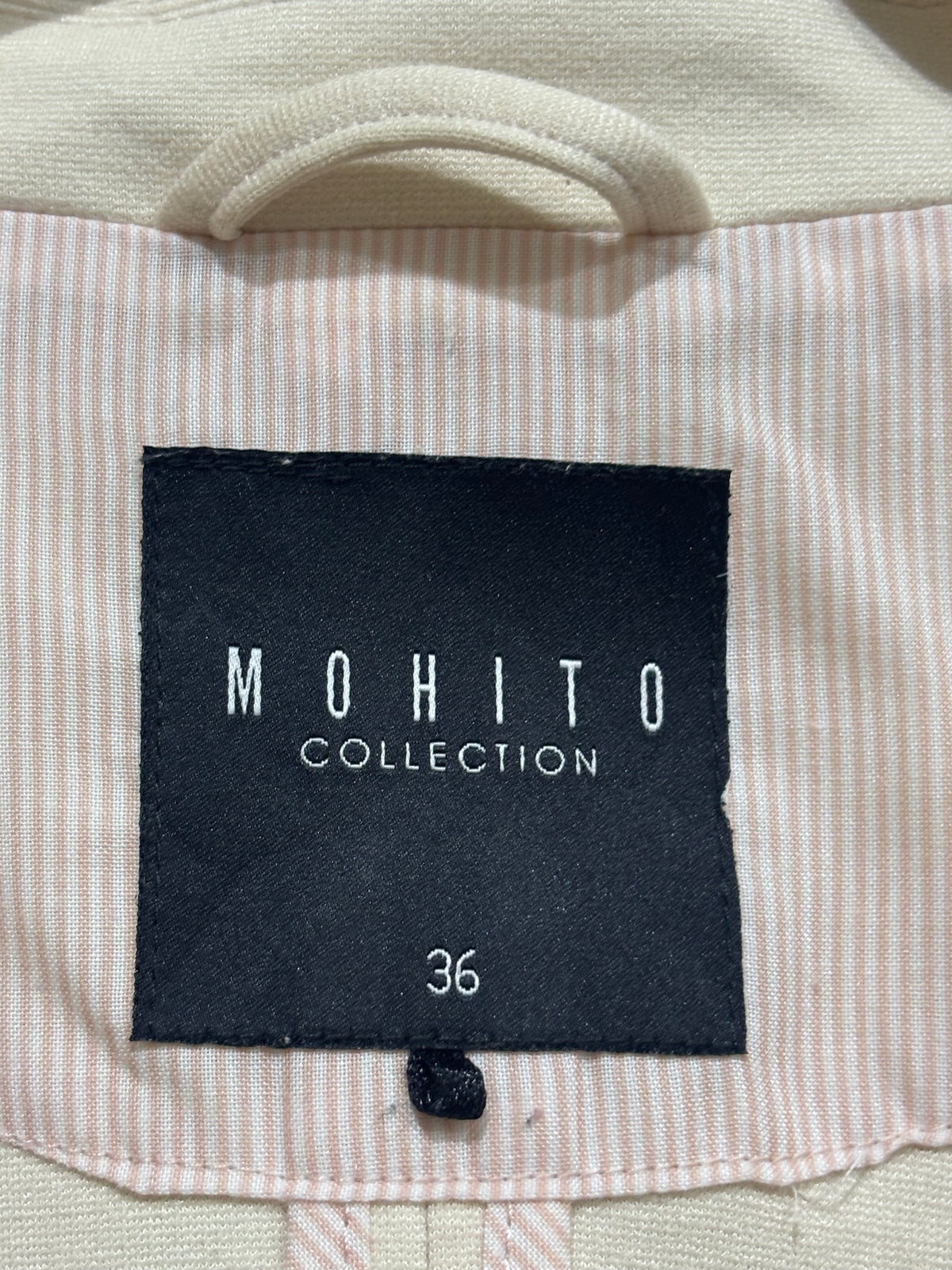 Mohito Collection label showing size 36
