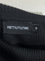PrettyLittleThing label showing size S