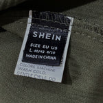 SHEIN size label L EU 40/42 US 8/10
