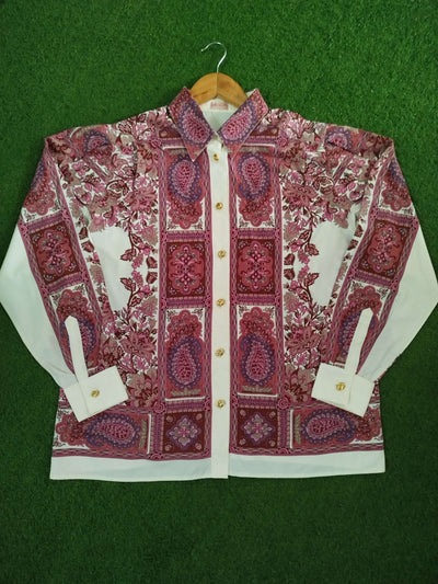 printed Button Down Shirts western preloved