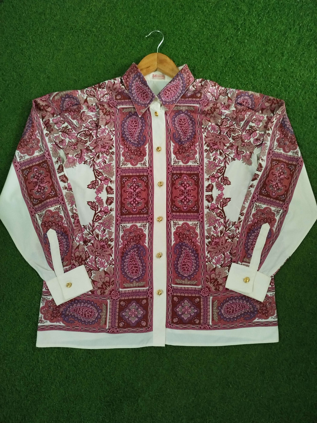 printed Button Down Shirts western preloved