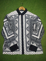 Printed Button-Down Shirt western preloved