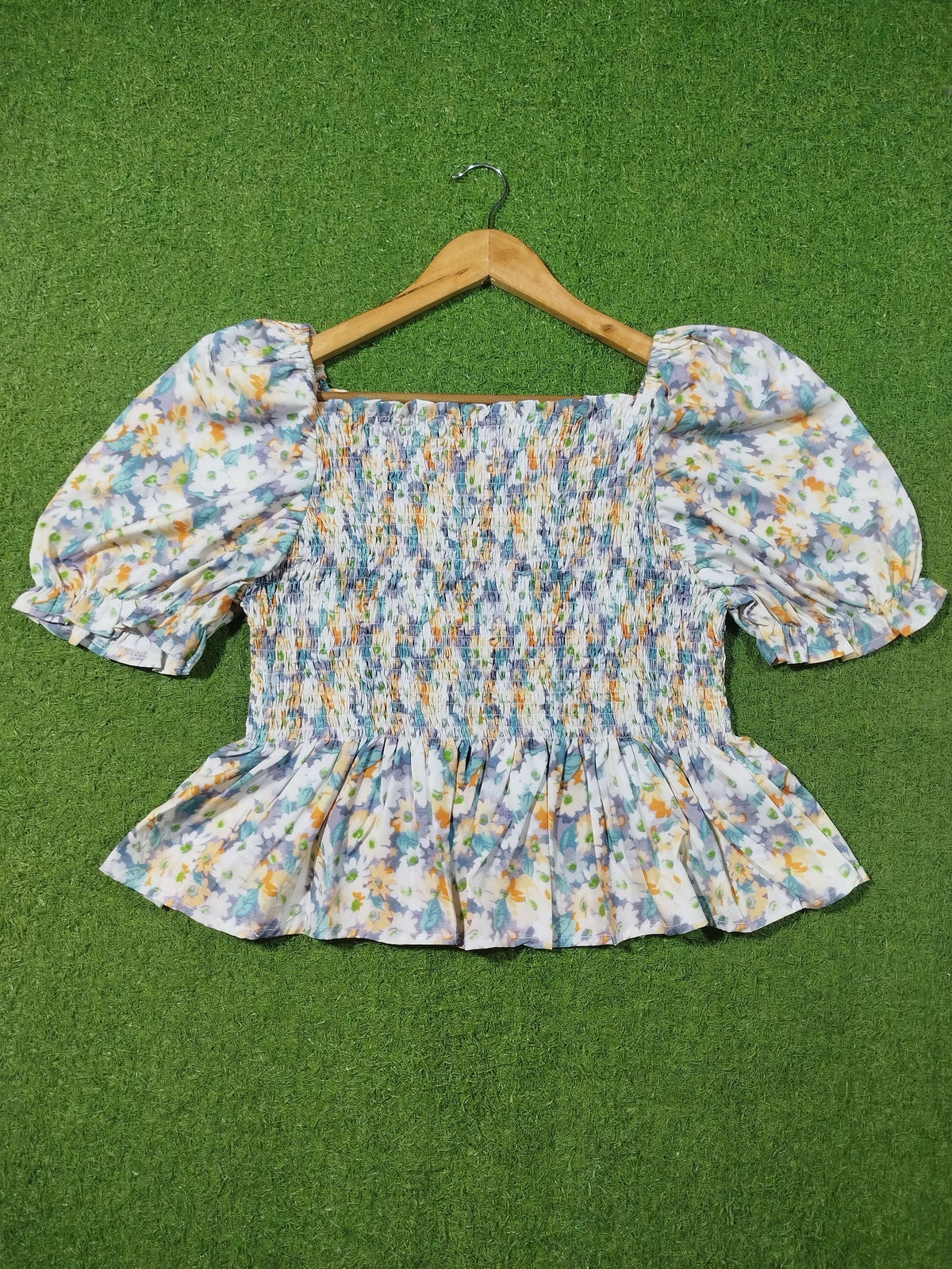 Printed Crop Top western preloved