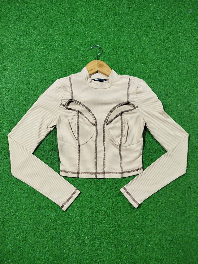 Crop Top Long Sleeves