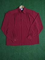 oversized button down shirt western preloved