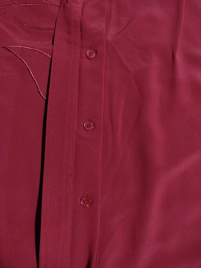 oversized button down shirt western preloved - alternate view