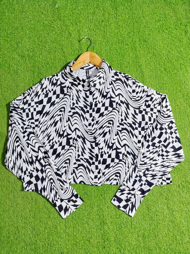Button-Down Crop Top