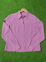 Classic Mauve Button-Down Formal Shirt western preloved