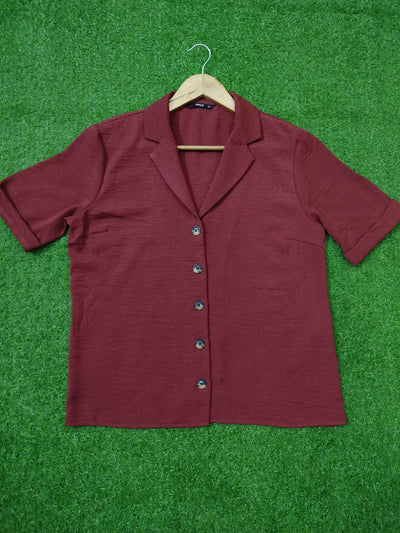Relaxed Notch Lapel Button-Down western preloved - alternate view