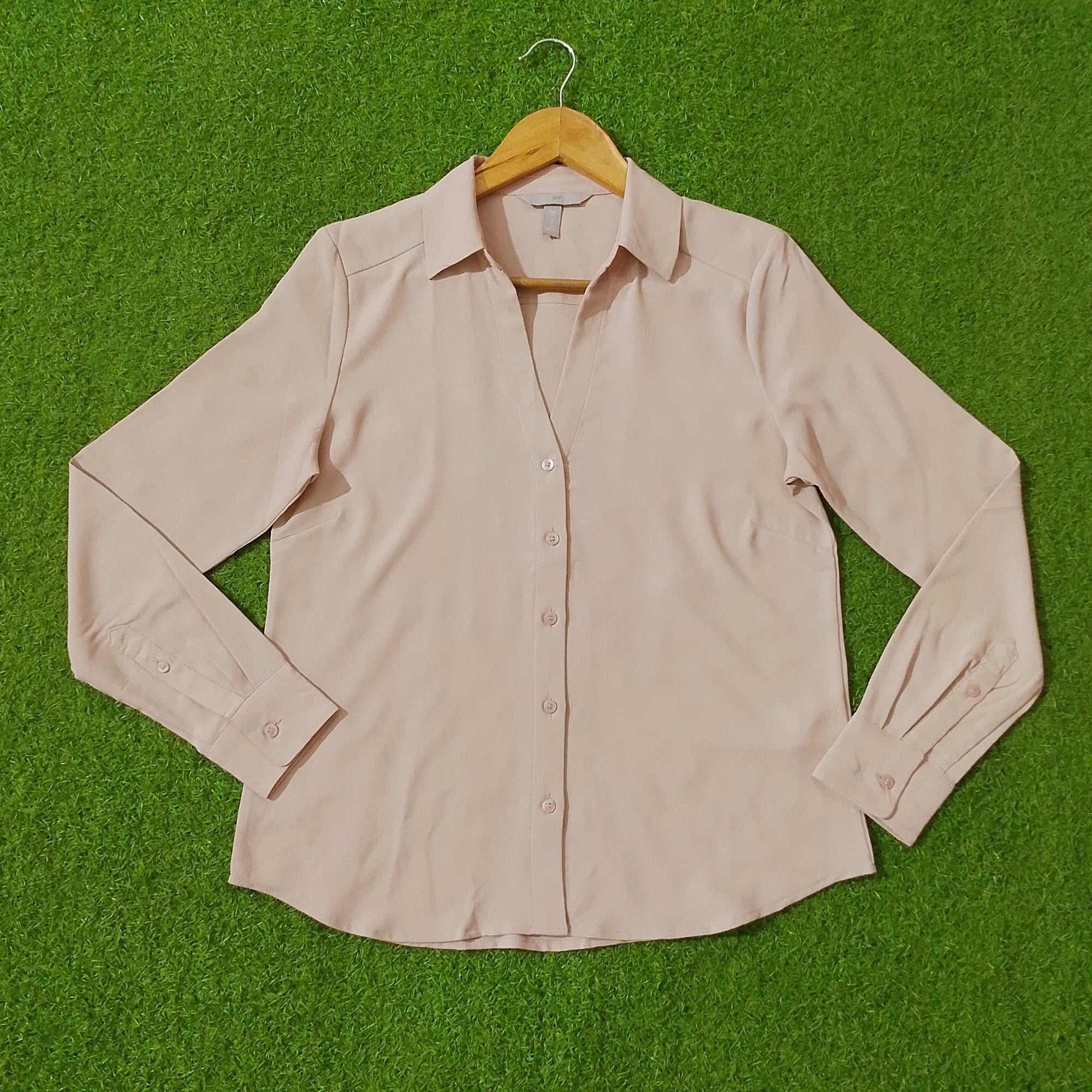 Classic Collar Button-Down Full Sleeve Shirt western preloved