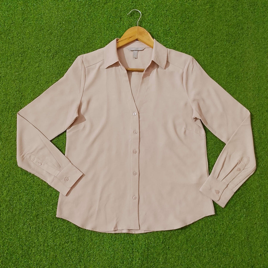 Classic Collar Button-Down Full Sleeve Shirt western preloved