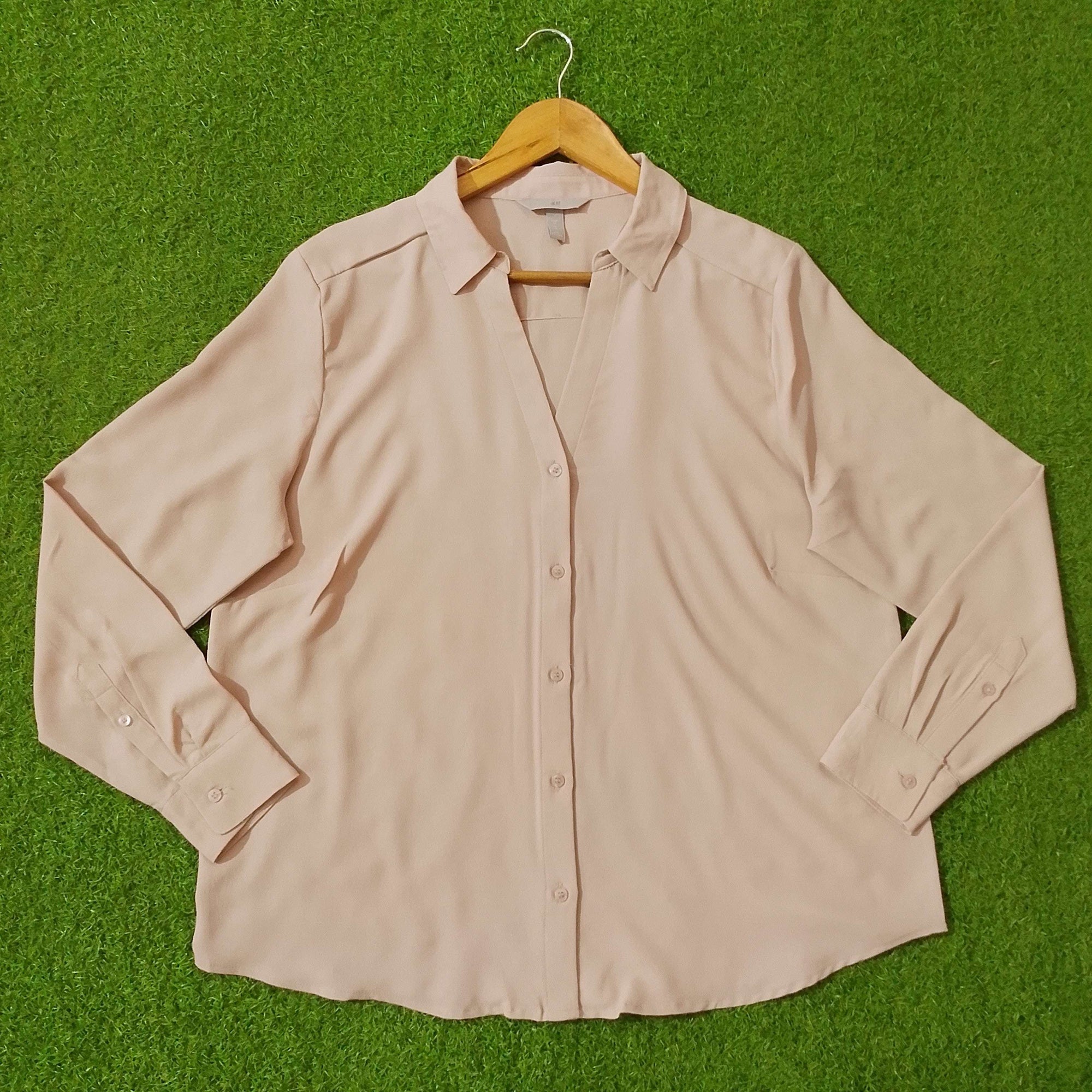 Classic Collar Button-Down Full Sleeve Shirt western preloved
