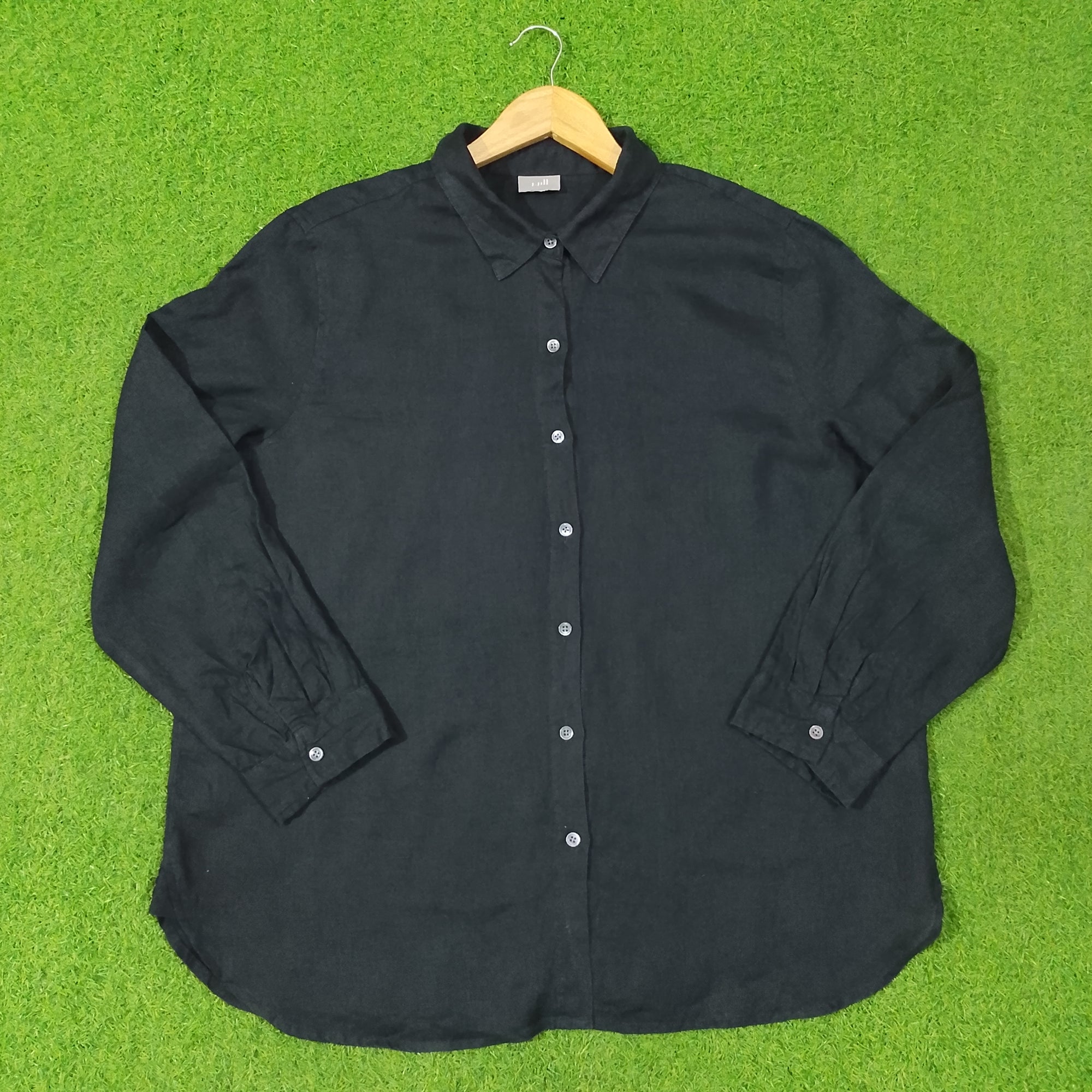 Oversized Button-Down Collared Shirt