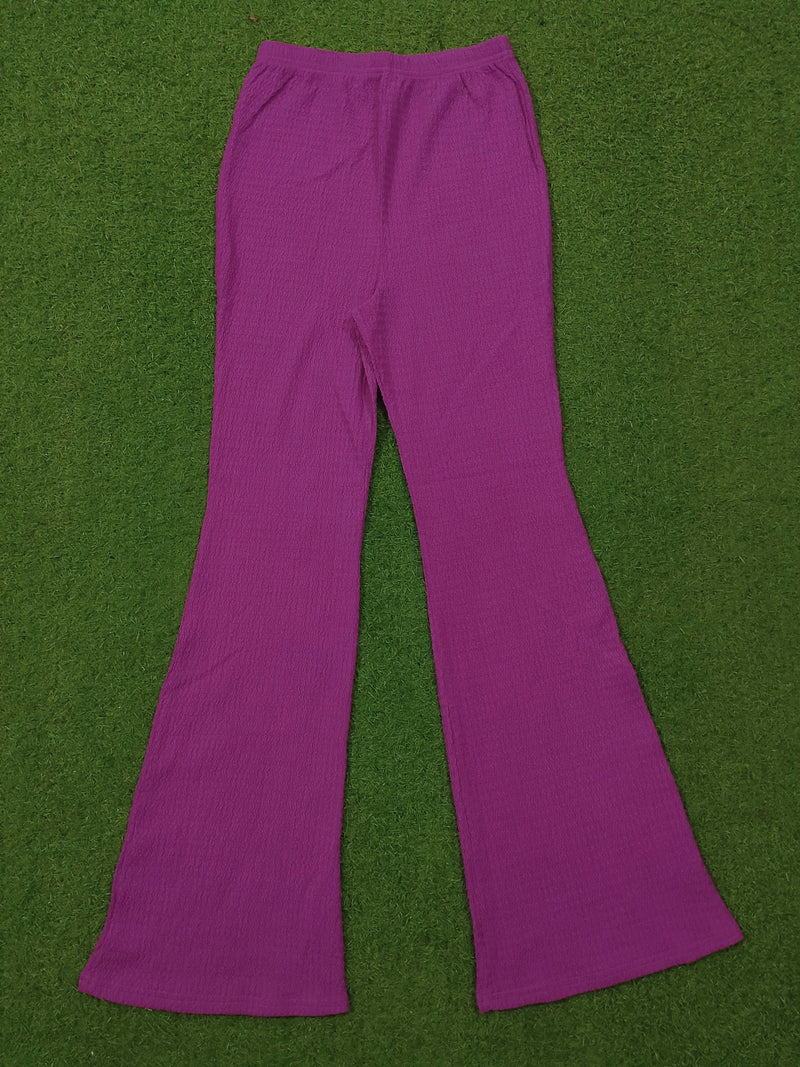 Purple Bell Bottom Trousers