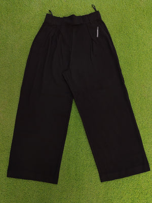 River Island Black High Rise Wide Leg Trousers