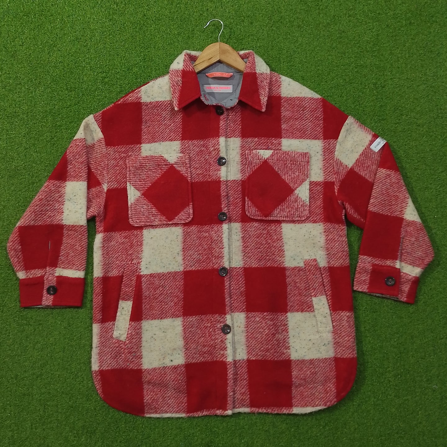 Red Buffalo Check Button-Down Shirt - Front View