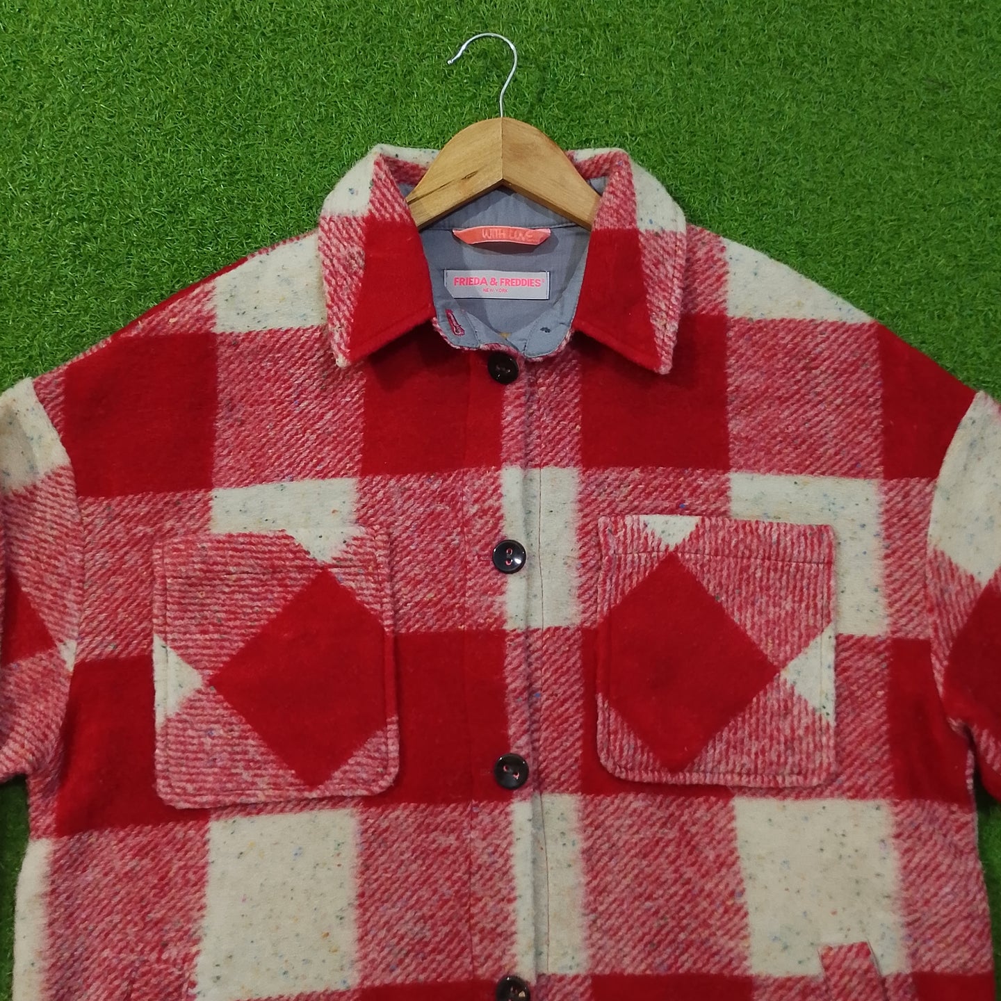 Red Buffalo Check Button-Down Shirt - Detail View