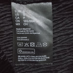 Black Davide crop top size label