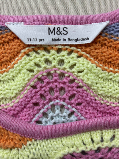 M&S label showing size 11-12 yrs - alternate view