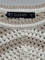 Dunnes label showing size M and EUR M