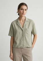 Short Sleeve Resort Collar Shirt western preloved